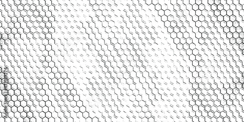 Rough, irregular texture composed of monochrome geometric elements. Overlay distressed grunge background. Abstract vector illustration. Isolated on white background. EPS10