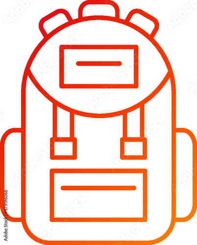Bagpack Icon Style