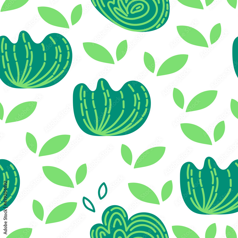 Vector abstract floral seamless pattern Vector abstract floral seamless pattern