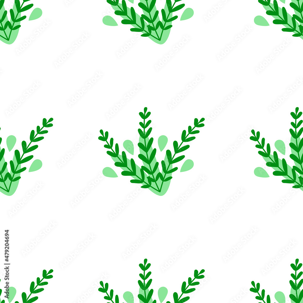 Obraz premium Vector abstract floral seamless pattern