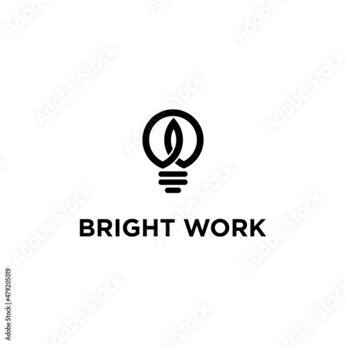 brightwork logo, simple, elegant, abstract