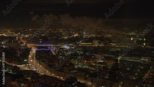 Moscow evening from 67 flat