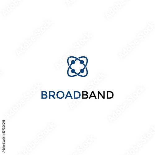 broadband logo, simple, elegant, abstract