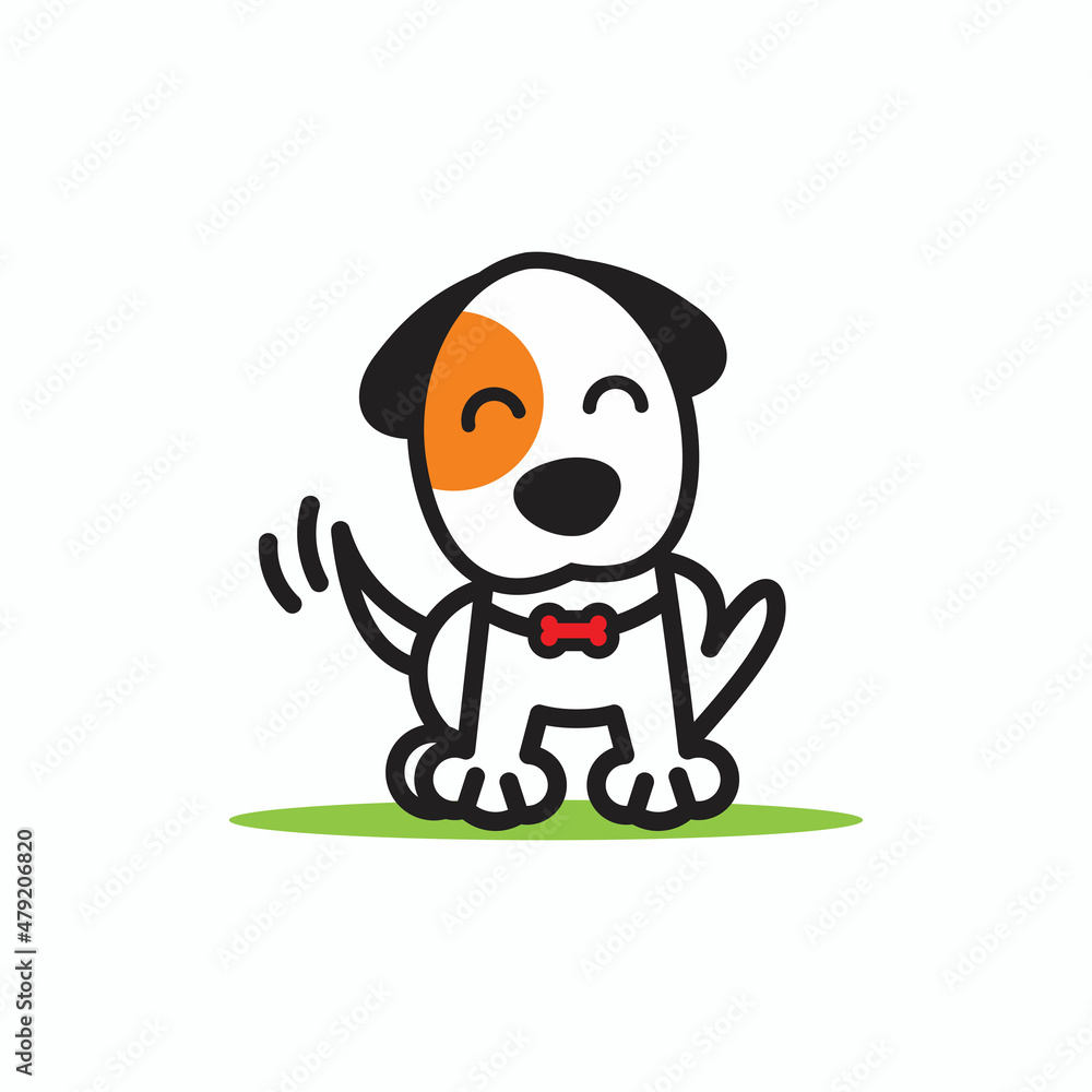 Illustration vector graphic of dog fit for business animal and pet Illustration vector graphic of dog fit for business animal and pet