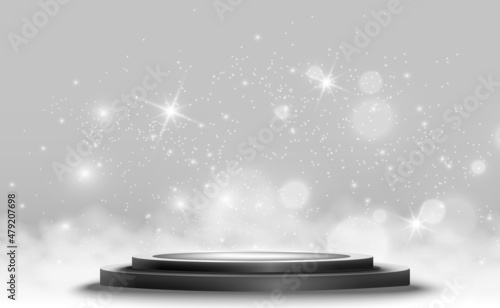 Vector winner podium sports symbols.	