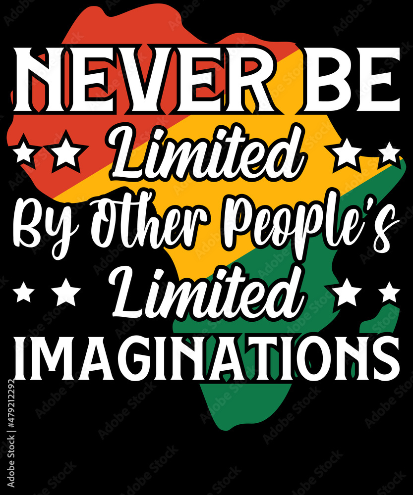 Obraz premium T-Shirt Design for Black History Month