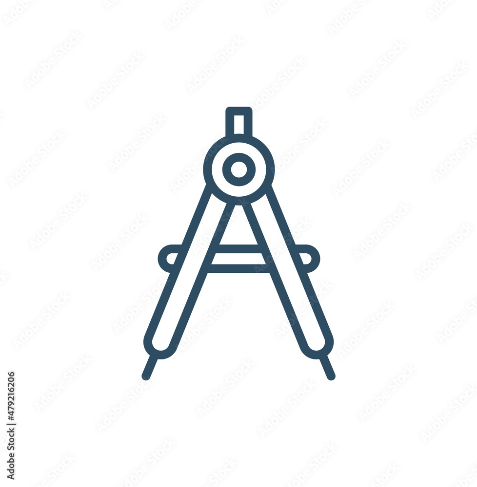 Divider icon on white background Divider icon on white background