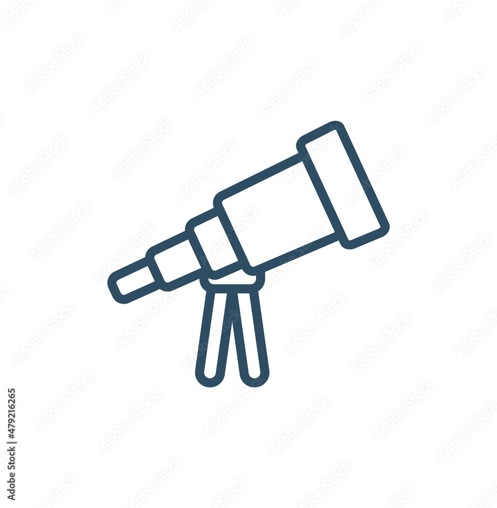 telescope icon design template. Trendy style, vector eps 10 telescope icon design template. Trendy style, vector eps 10