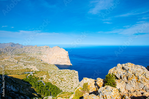 Landscape at the sea in Mallorca, Spain
