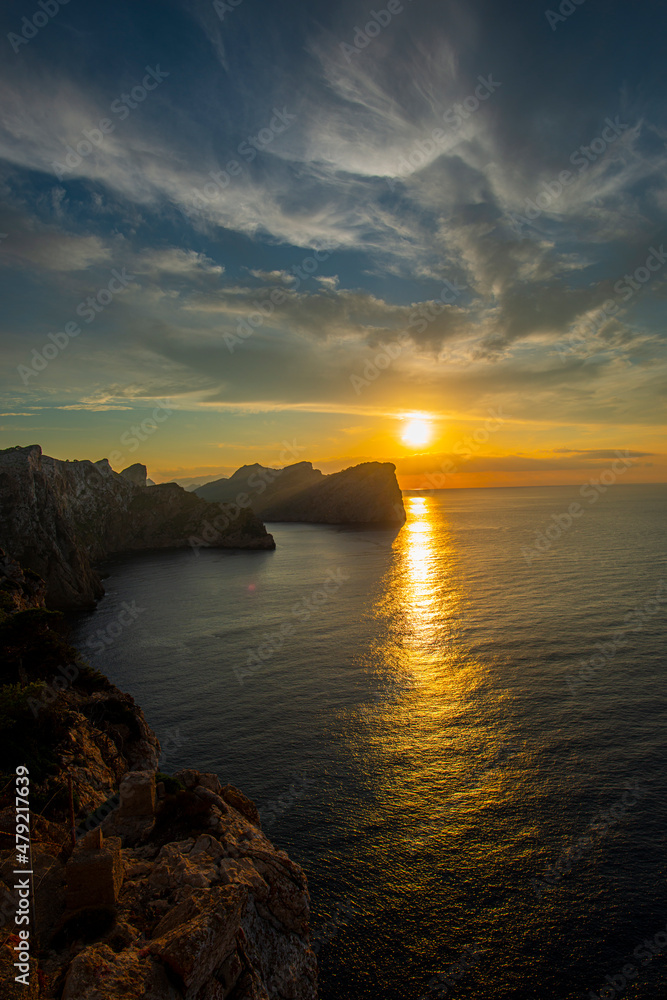 Landscape at the sea in Mallorca, Spain