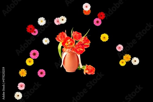 3d render illustration, Amazing picture of flowers