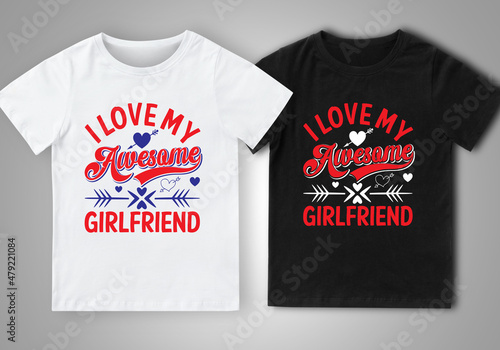 Happy Valentine's Day T-Shirt Design.

FILE INCLUDED:

♦ 1 Ai file
♦ 1 EPS file
♦ 1 SVG file
♦ 1 JPG file for a quick preview
♦ 2 PNG file for Black and White Color t-shirt design (Transparent 300dpi)