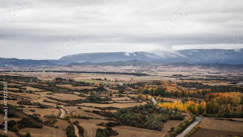 The landscape of Navarre, Spain