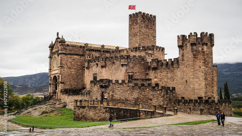 Castillo de Javier is a medieval castle known as the birthplace of Saint Francis Xavier, home to an eclectic art collection. photo