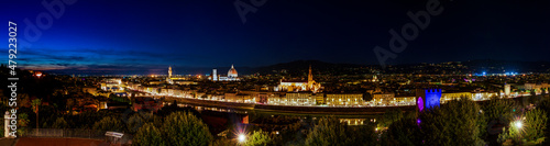 Florenz Nachtpanorama