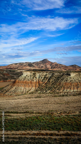 The Bardenas Reales is a semi-desert natural region, or badlands, of some 42,000 hectares in southeast Navarre. © Jakub