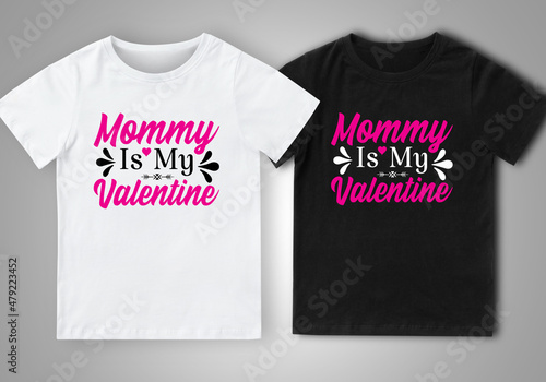 Happy Valentine's Day T-Shirt Design.

FILE INCLUDED:

♦ 1 Ai file
♦ 1 EPS file
♦ 1 SVG file
♦ 1 JPG file for a quick preview
♦ 2 PNG file for Black and White Color t-shirt design (Transparent 300dpi)