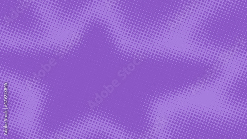 Purple pop art background in retro comics book style