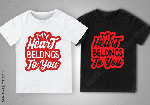 Happy Valentine's Day T-Shirt Design.

FILE INCLUDED:

♦ 1 Ai file
♦ 1 EPS file
♦ 1 SVG file
♦ 1 JPG file for a quick preview
♦ 2 PNG file for Black and White Color t-shirt design (Transparent 300dpi)