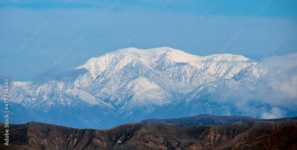 Santa Ana Mountains In Winter