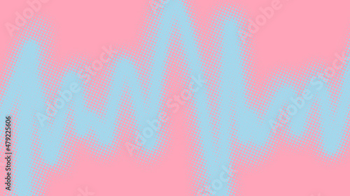 Fun pink and blue superhero background in pop art comics book style. Cartoon halftone backdrop design for your text, vector illustration eps10