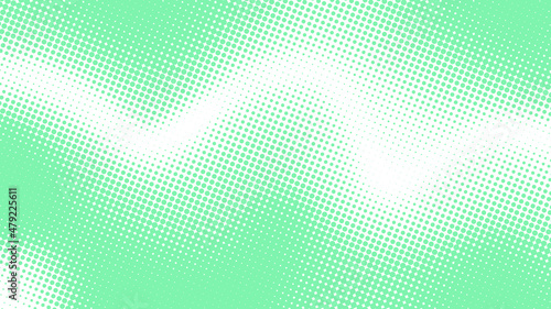 Fun baby green superhero background in pop art comics book style. Cartoon halftone backdrop design for your text, vector illustration eps10
