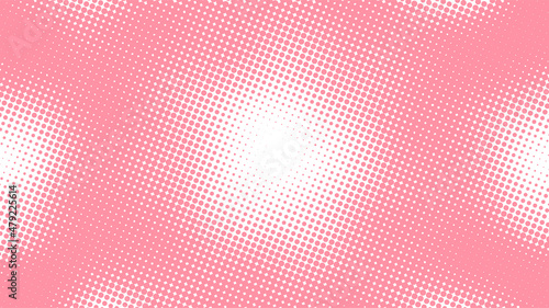 Baby pink pop art background in retro comics book style