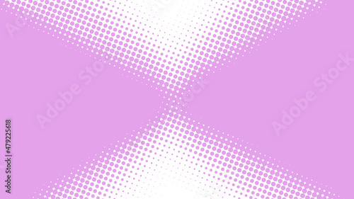 Fun light purple superhero background in pop art comics book style. Cartoon halftone backdrop design for your text, vector illustration eps10