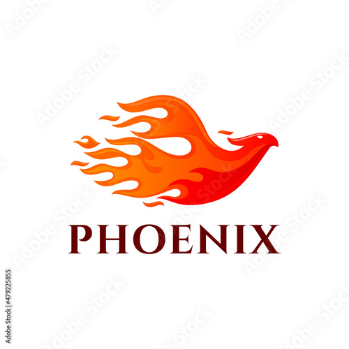 phoenix bird logo inspiration, Greek mythology