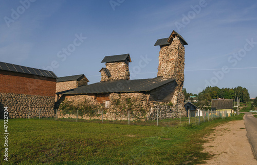 Kreva Castle is one of the oldest Belarusian castles, created at the beginning of the XIV century. photo