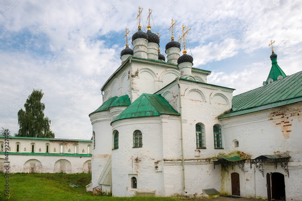 Alexandrov, Russia - AUGUST 10, 2021. Church of the Assumption in the Alexander Sloboda. Museum-reserve 