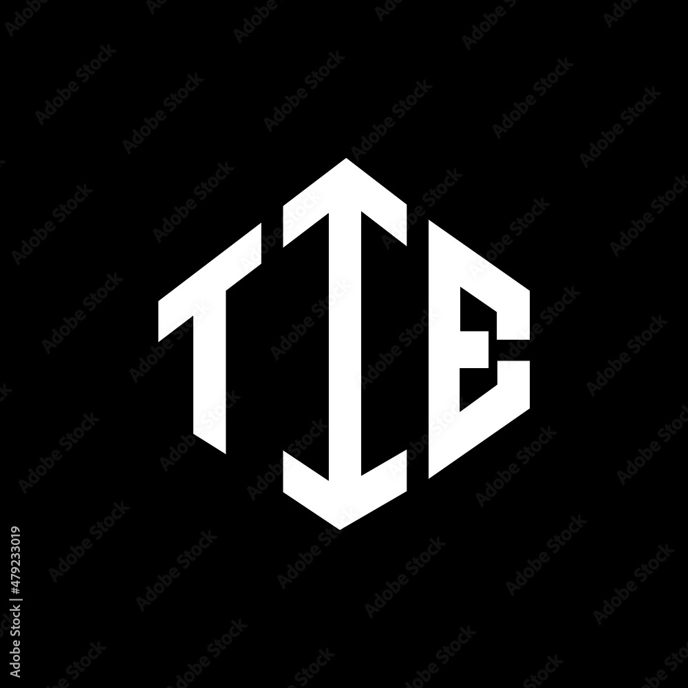 TIE letter logo design with polygon shape. TIE polygon and cube shape logo design. TIE hexagon vector logo template white and black colors. TIE monogram, business and real estate logo. TIE letter logo design with polygon shape. TIE polygon and cube shape logo design. TIE hexagon vector logo template white and black colors. TIE monogram, business and real estate logo.