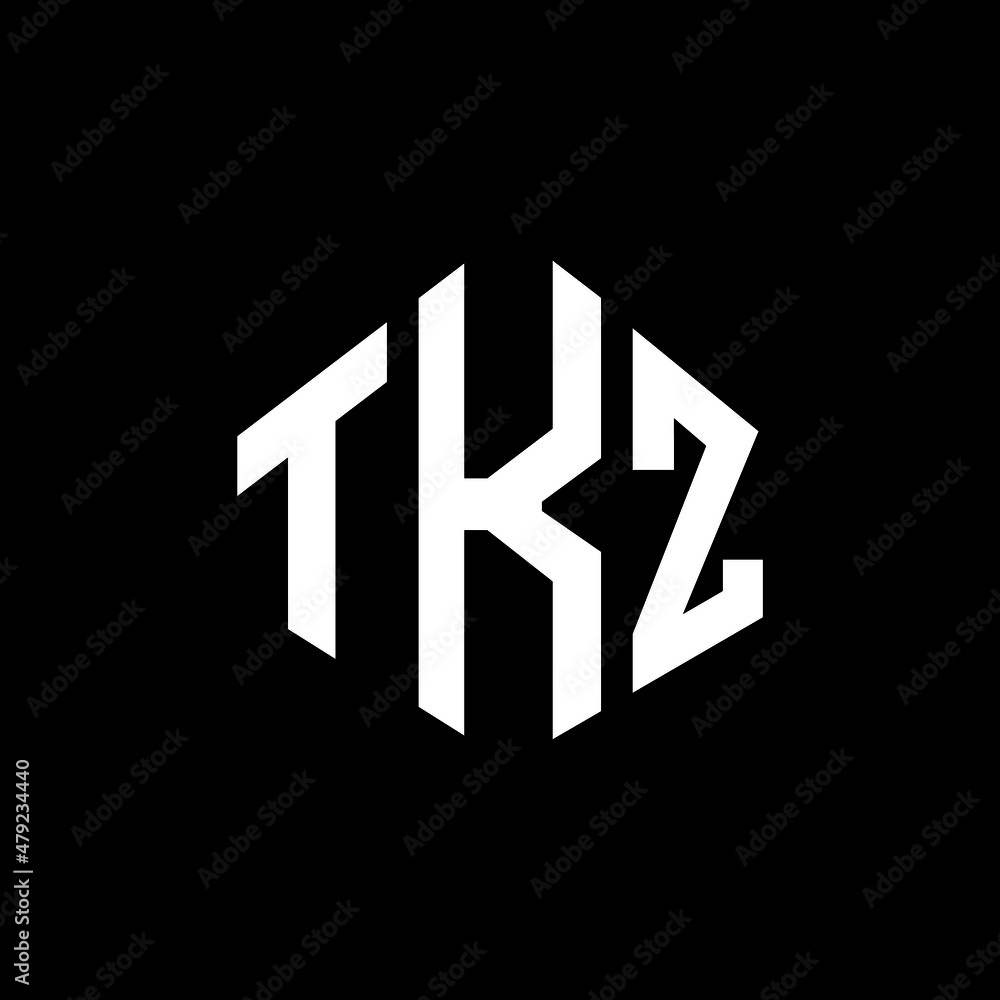 TKZ letter logo design with polygon shape. TKZ polygon and cube shape logo design. TKZ hexagon vector logo template white and black colors. TKZ monogram, business and real estate logo. TKZ letter logo design with polygon shape. TKZ polygon and cube shape logo design. TKZ hexagon vector logo template white and black colors. TKZ monogram, business and real estate logo.