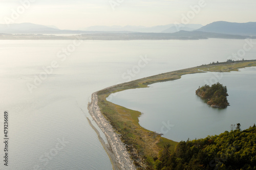 Eagle Island at Sidney Spit, Gulf Islands National Park Reserve of Canada, Sidney Island, British Columbia. © Kevin Oke Photograph