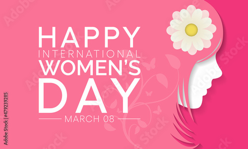 International Women's Day is celebrated on March 8th annually around the world. It is a focal point in the movement for women's rights. Vector illustration design.