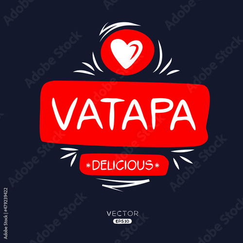 Creative (Vatapa) logo, Vatapa sticker, vector illustration. photo
