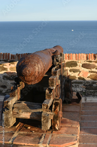 Ancient artillery cannon