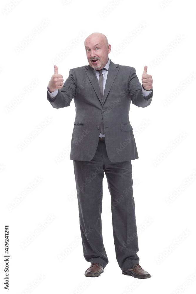 Mature business man .isolated on a white background. Mature business man .isolated on a white background.