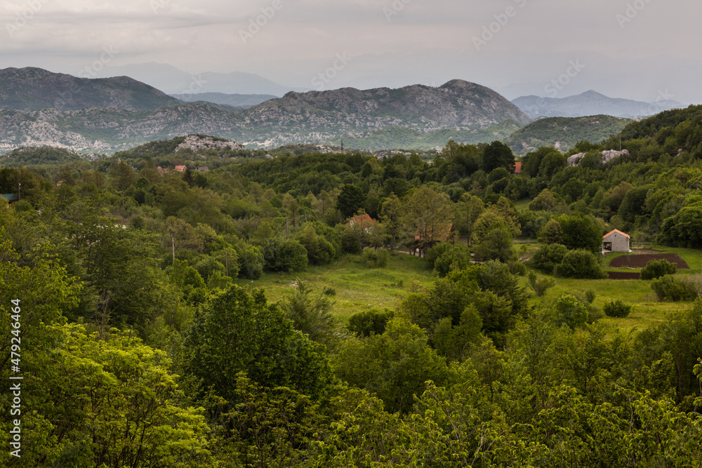 Landscape of Lovcen national park, Montenegro