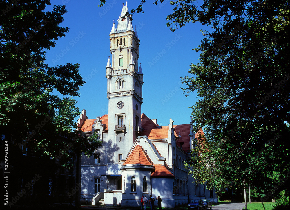Donnersmarck Palace in Naklo Slaskie (Nak³o Œl¹skie), Poland