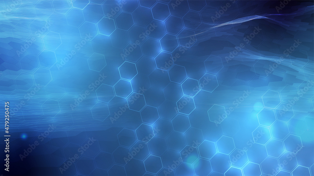 Futuristic Hexagon background. Blue Hexagonal pattern. Modern vector illustration Futuristic Hexagon background. Blue Hexagonal pattern. Modern vector illustration