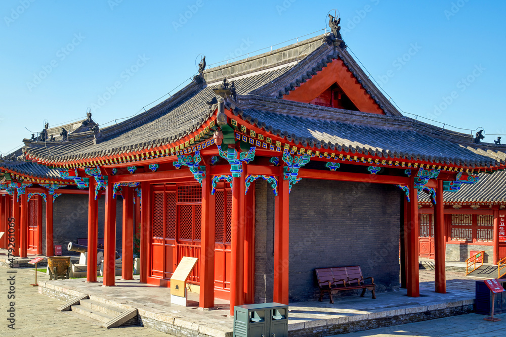 The imperial palace of the Qing Dynasty in Shenyang, China. The imperial palace of the Qing Dynasty in Shenyang, China.