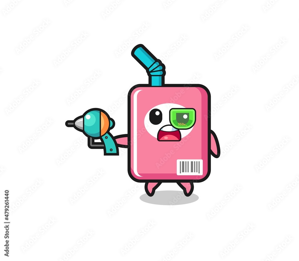cute milk box holding a future gun cute milk box holding a future gun