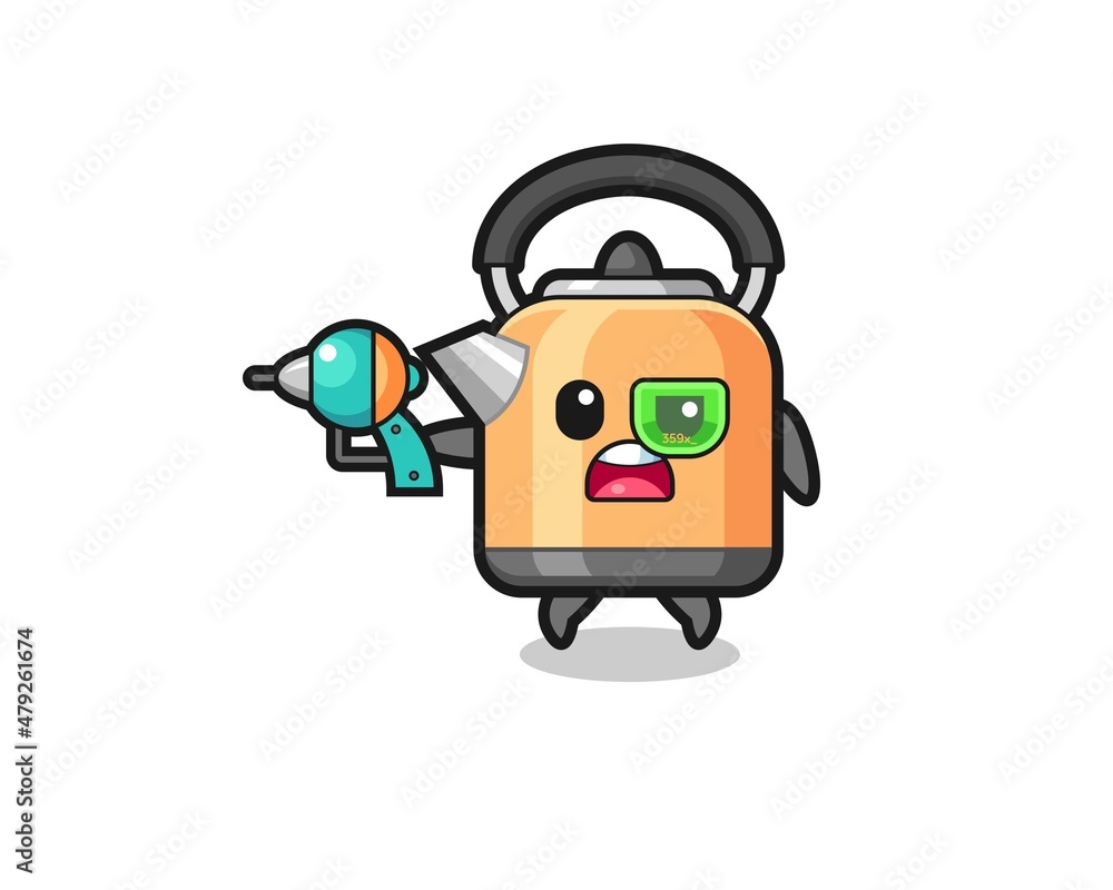 cute kettle holding a future gun cute kettle holding a future gun