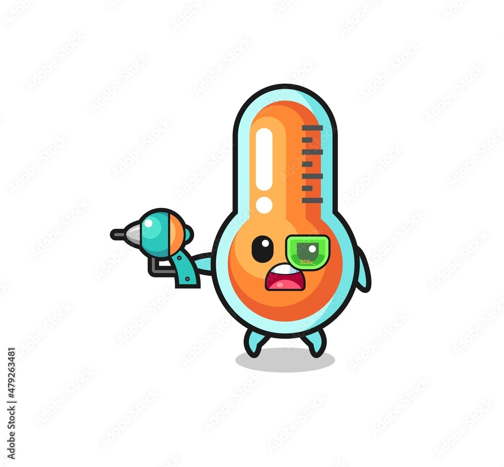 cute thermometer holding a future gun cute thermometer holding a future gun