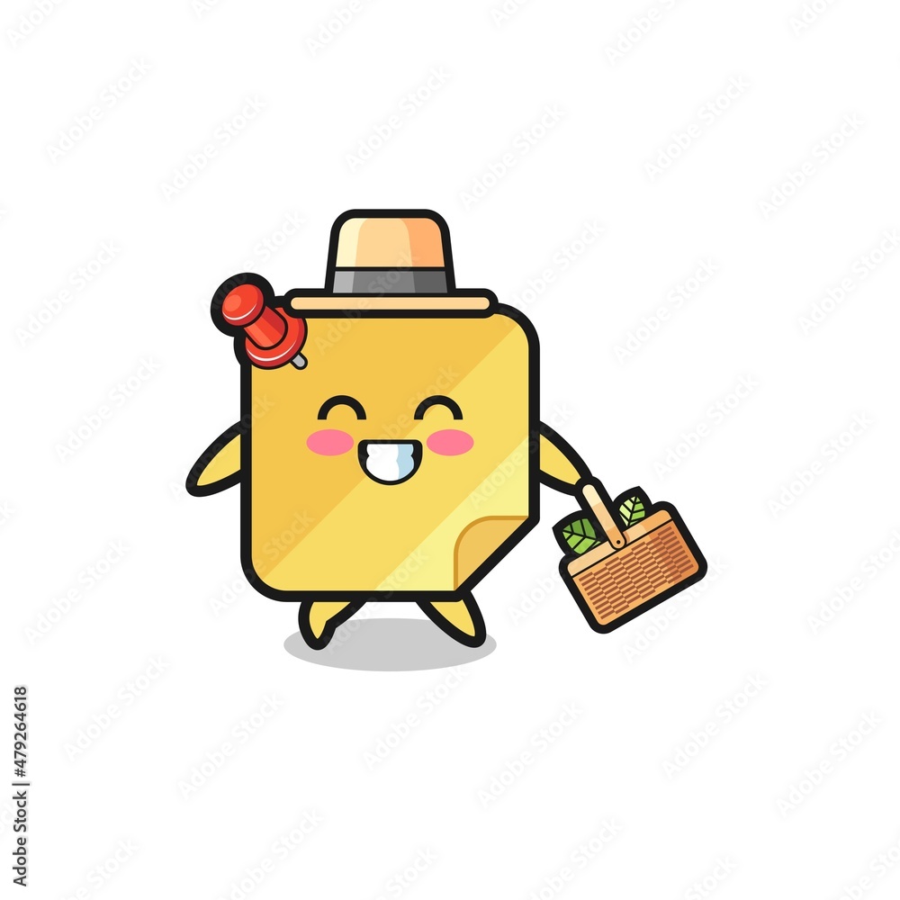 sticky notes herbalist character searching a herbal sticky notes herbalist character searching a herbal