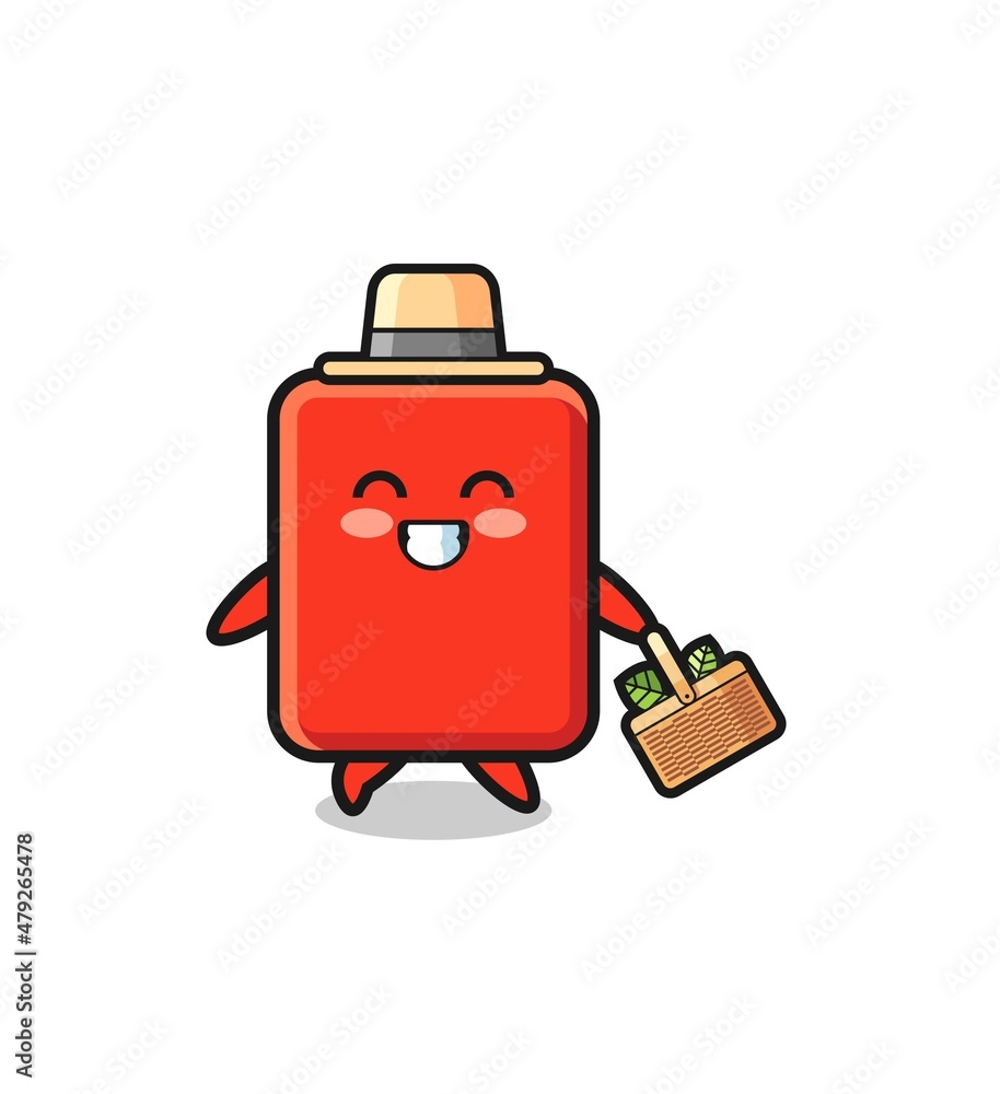 red card herbalist character searching a herbal red card herbalist character searching a herbal