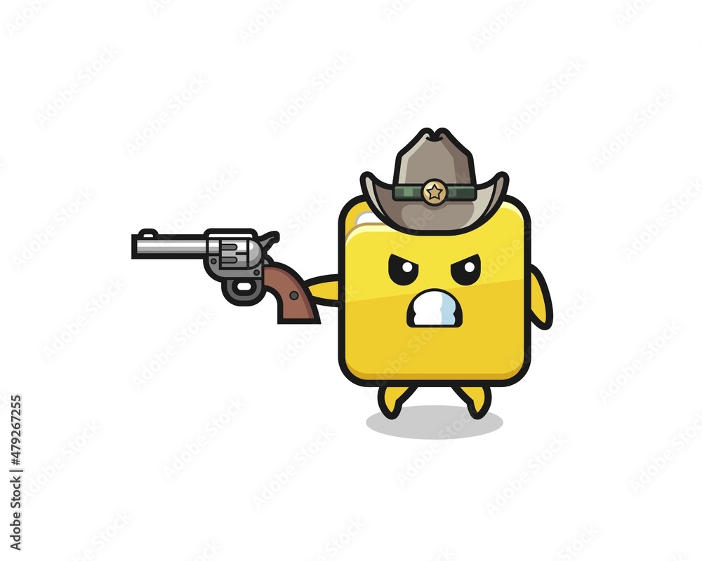 the folder cowboy shooting with a gun the folder cowboy shooting with a gun