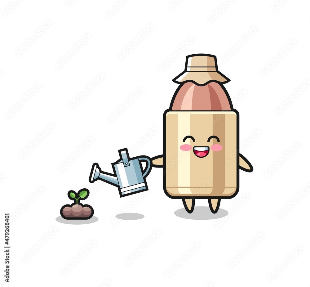 cute bullet is watering plant seeds cute bullet is watering plant seeds