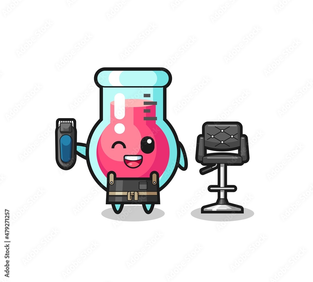 laboratory beaker barbershop is holding a trimer laboratory beaker barbershop is holding a trimer